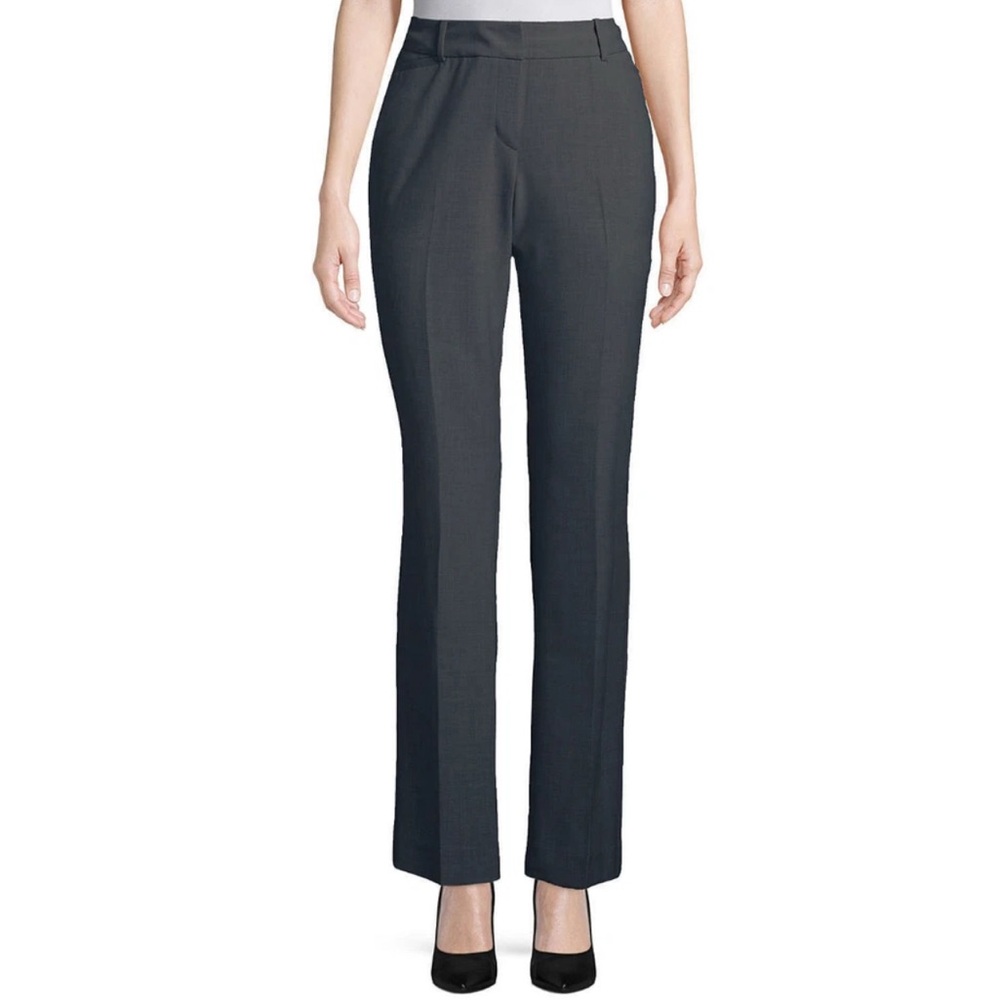 NWT Worthington Curvy Fit Perfect Trouser in Admiral Grey - Size 10